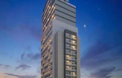 Imagem: O studio possui 1 Dormitório, 1 Banheiro, 31m² de Área e