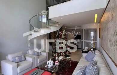 Imagem: O apartamento na cobertura possui 4 Dormitórios, 3 Banheiros