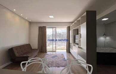 Imagem 5: Apartamento para alugar um quarto vista mar Pompéia Santos SP