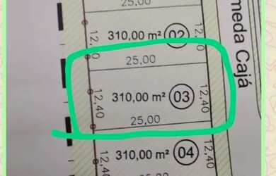 Imagem: O terreno possui 310m² de Área e está localizado em Barra