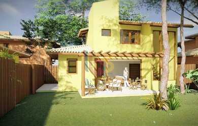 Imagem: A casa possui 3 Dormitórios, 2 Banheiros, 1 Vaga na garagem