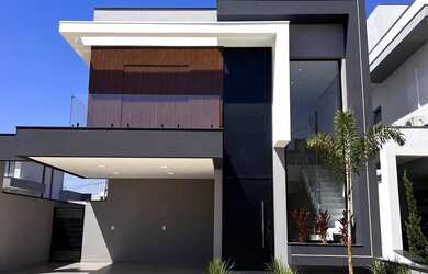 Imagem: A casa em condomínio possui 4 Dormitórios, 5 Banheiros, 4