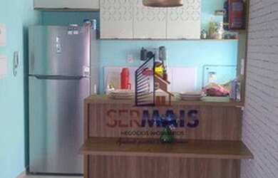 Imagem: O apartamento possui 2 Dormitórios, 1 Banheiro, 1 Vaga na garagem