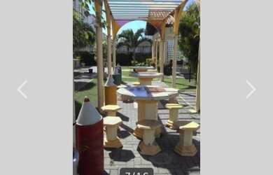 Imagem: O apartamento possui 2 Dormitórios, 1 Banheiro, 1 Vaga na garagem