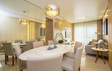 Imagem: O apartamento possui 3 Dormitórios, 2 Banheiros, 2 Vagas na