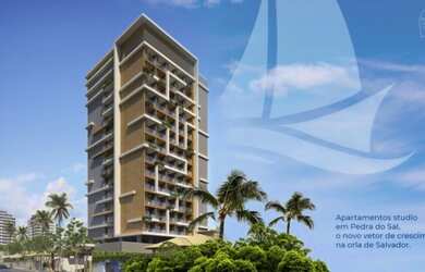 Imagem: O apartamento possui 1 Dormitório, 1 Banheiro, 1 Vaga na garagem