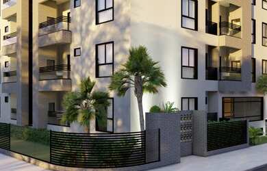 Imagem: O apartamento possui 1 Dormitório, 1 Banheiro, 1 Vaga na garagem