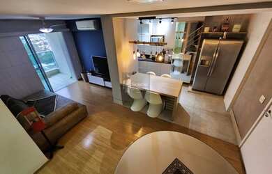 Imagem: O apartamento na cobertura possui 4 Dormitórios, 4 Banheiros