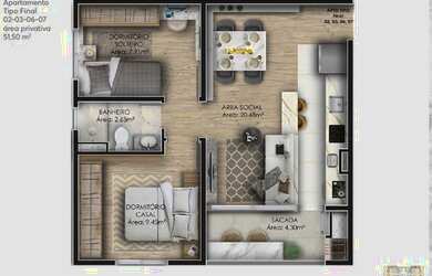 Imagem 11: CAXIAS DO SUL - Apartamento Padrão - Nossa Senhora do Rosario