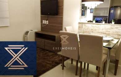 Imagem: O apartamento possui 1 Dormitório, 1 Banheiro, 1 Vaga na garagem