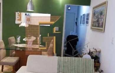 Imagem: O apartamento possui 2 Dormitórios, 1 Banheiro, 1 Vaga na garagem