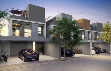 Imagem: A casa em condomínio possui 3 Dormitórios, 3 Banheiros, 3