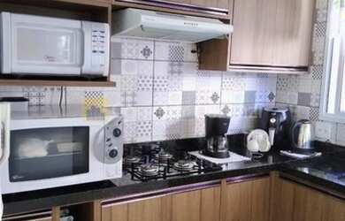 Imagem: A casa em condomínio possui 2 Dormitórios, 2 Banheiros, 1