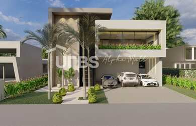 Imagem: A casa possui 4 Dormitórios, 5 Banheiros, 5 Vagas na garagem