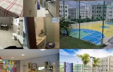 Imagem: O apartamento possui 2 Dormitórios, 1 Banheiro, 1 Vaga na garagem