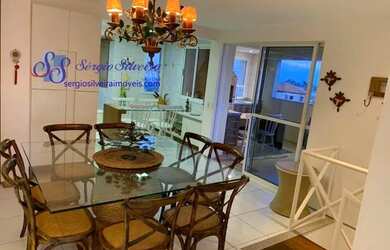 Imagem: O apartamento na cobertura possui 3 Dormitórios, 3 Banheiros