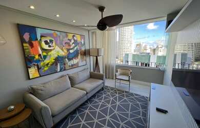 Imagem: O apartamento à venda possui 1 Dormitório, 2 Banheiros, 1