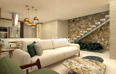 Imagem: A casa em condomínio possui 3 Dormitórios, 5 Banheiros, 2