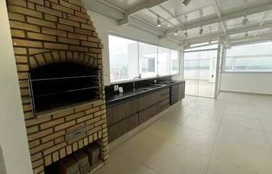 Imagem: O apartamento na cobertura possui 3 Dormitórios, 4 Banheiros