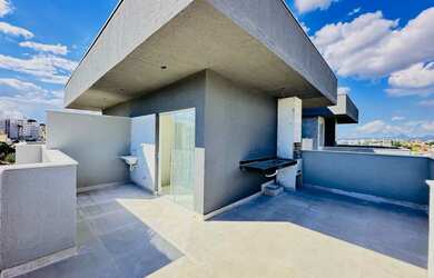 Imagem: O apartamento na cobertura possui 2 Dormitórios, 2 Banheiros