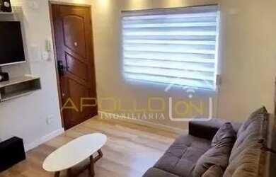 Imagem: O apartamento possui 2 Dormitórios, 1 Banheiro, 1 Vaga na garagem