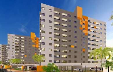 Imagem: O apartamento possui 3 Dormitórios, 2 Banheiros, 1 Vaga na