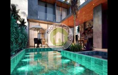 Imagem: A casa em condomínio possui 4 Dormitórios, 5 Banheiros, 4