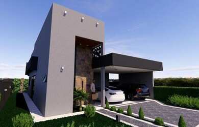 Imagem: A casa em condomínio possui 3 Dormitórios, 4 Banheiros, 4