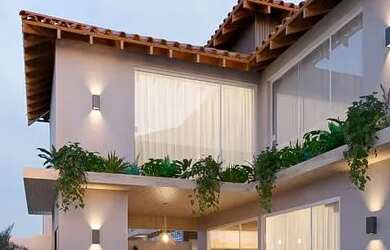 Imagem: A casa em condomínio possui 3 Dormitórios, 4 Banheiros, 2