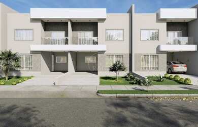 Imagem: A casa em condomínio possui 3 Dormitórios, 3 Banheiros, 2