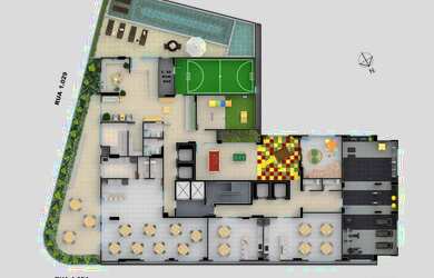 Imagem: O apartamento possui 3 Dormitórios, 3 Banheiros, 2 Vagas na