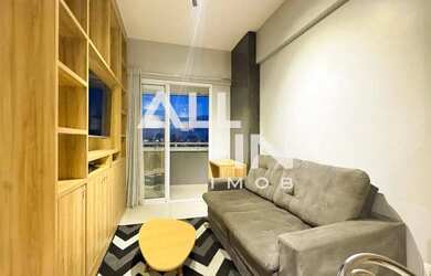 Imagem: O apartamento possui 1 Dormitório, 1 Banheiro, 1 Vaga na garagem