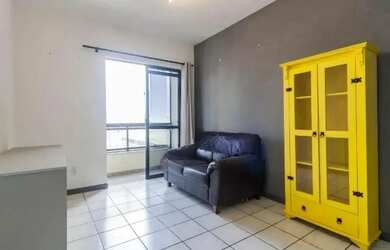 Imagem: O apartamento possui 1 Dormitório, 1 Banheiro, 1 Vaga na garagem