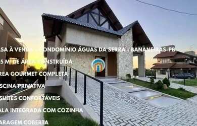 Imagem: A casa em condomínio possui 5 Dormitórios, 5 Banheiros, 3