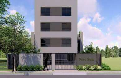 Imagem: O apartamento possui 2 Dormitórios, 1 Banheiro, 1 Vaga na garagem