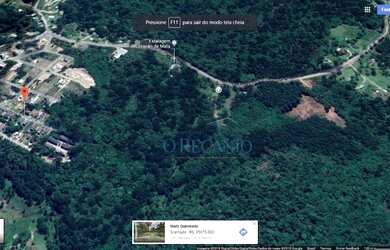 Imagem: O terreno possui 50.000m² de Área e está localizado em Gramado