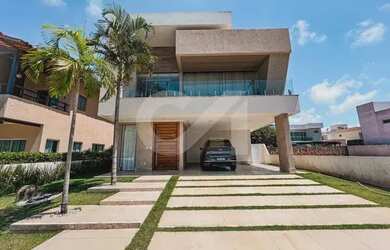 Imagem: A casa em condomínio possui 4 Dormitórios, 5 Banheiros, 5