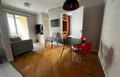 Imagem 6: Apartamento para locação em Moema 2 dormitórios Varanda Mobiliado