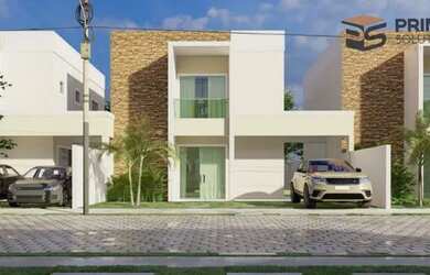 Imagem: A casa em condomínio possui 3 Dormitórios, 4 Banheiros, 3