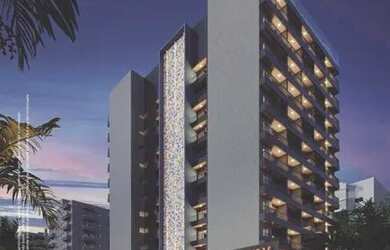 Imagem: O apartamento possui 1 Dormitório, 1 Banheiro, 1 Vaga na garagem