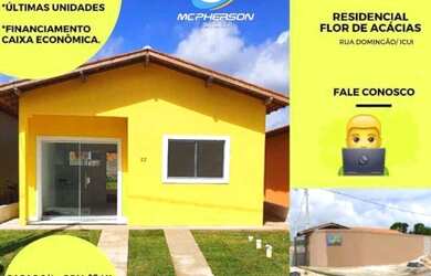 Imagem: A casa em condomínio possui 2 Dormitórios, 1 Banheiro, 2 Vagas