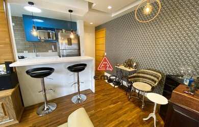 Imagem: O apartamento possui 2 Dormitórios, 2 Banheiros, 1 Vaga na