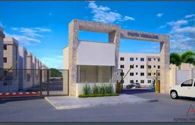 Imagem: O apartamento possui 2 Dormitórios, 1 Banheiro, 1 Vaga na garagem