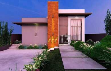 Imagem: A casa em condomínio possui 3 Dormitórios, 2 Banheiros, 2