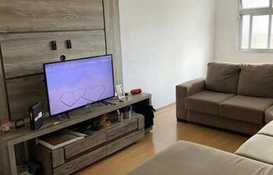 Imagem: O apartamento possui 1 Dormitório, 1 Banheiro, 1 Vaga na garagem