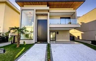 Imagem: A casa em condomínio possui 5 Dormitórios, 4 Banheiros, 4