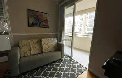 Imagem 3: Apartamento para locação em Moema 2 dormitórios Varanda Mobiliado