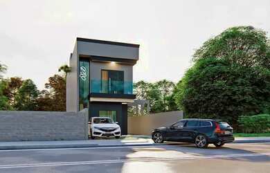 Imagem: A casa em condomínio possui 3 Dormitórios, 3 Banheiros, 2