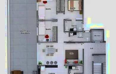 Imagem 3: ÁREA PRIVATIVA 03 QTOS 01 SUÍTE 03 VGS NO BAIRRO BARREIRO EM BELO HORIZONTE