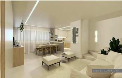 Imagem: O apartamento na cobertura possui 3 Dormitórios, 2 Banheiros